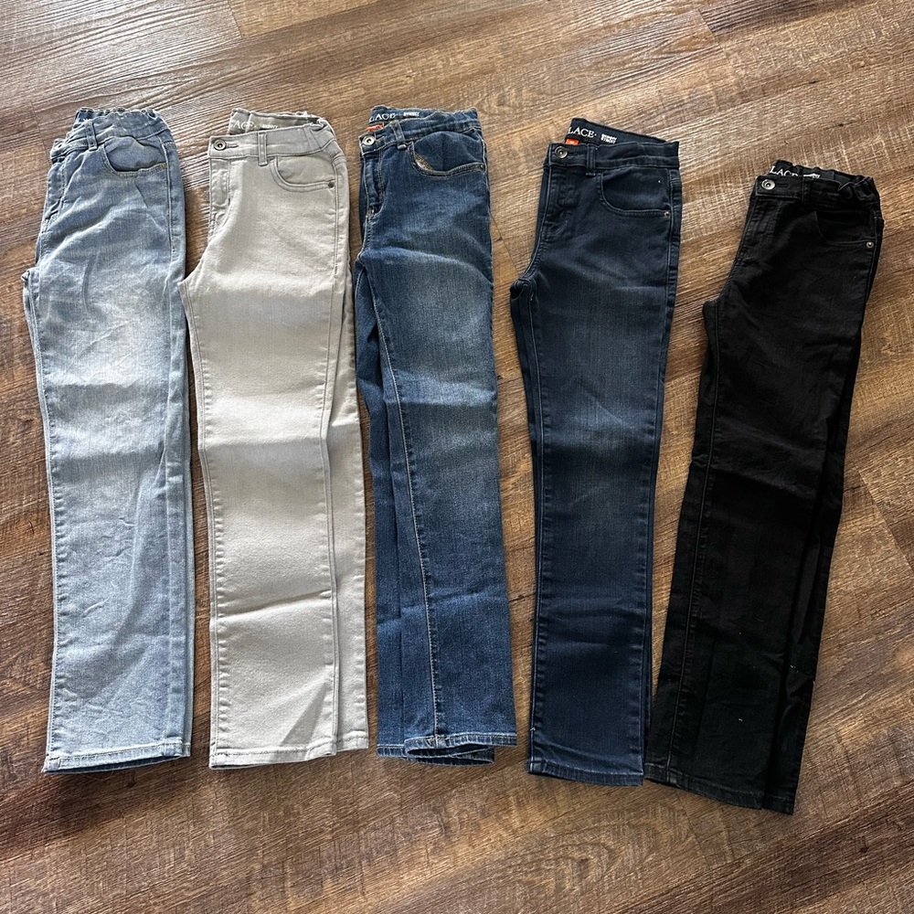 Set of 5 Denim Jeans-Children’s Place-(10)